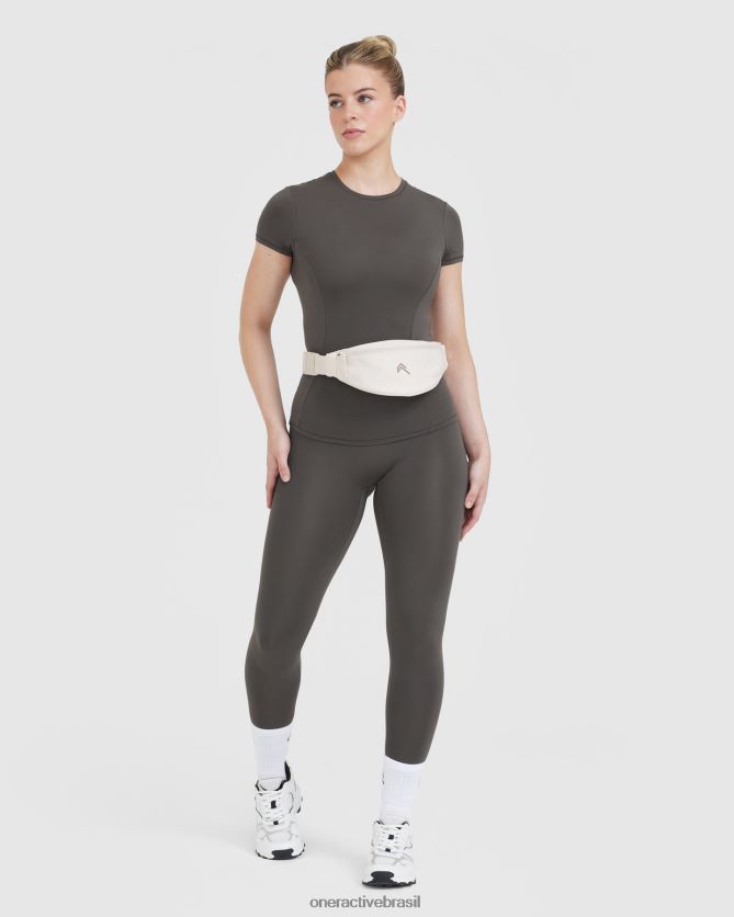 acessórios br Oner Active bumbag de lona clássico areia lavada 8488X2648