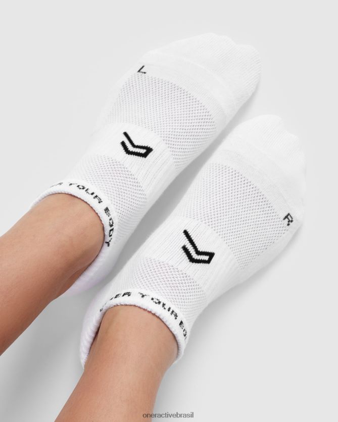 acessórios br Oner Active meias de forro de treinamento pacote com 3 cinza/branco/preto 8488X2653