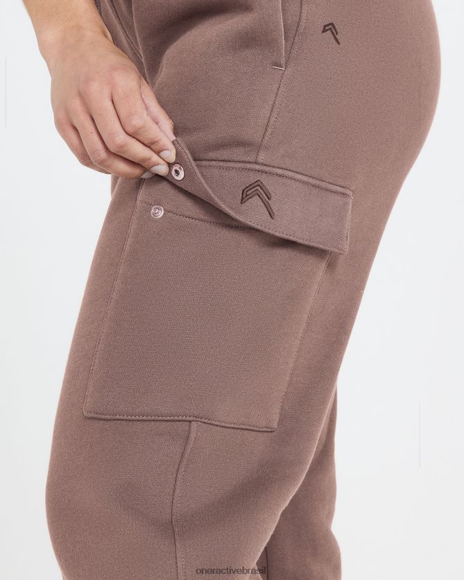 roupas br Oner Active corredor de carga o dia todo marrom legal 8488X276