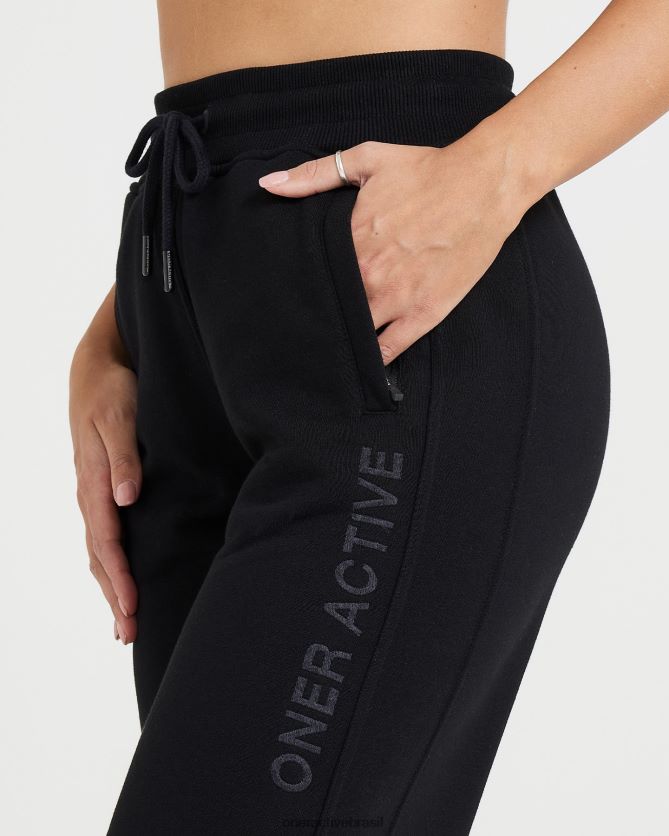 roupas br Oner Active jogger clássico lounge com perna reta preto 8488X289