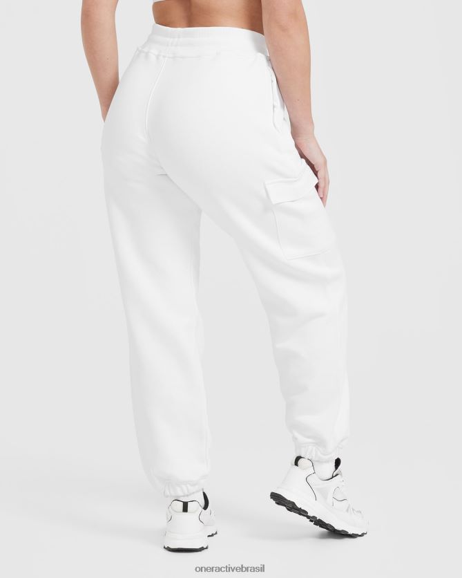 roupas br Oner Active jogger de carga leve o dia todo branco 8488X259