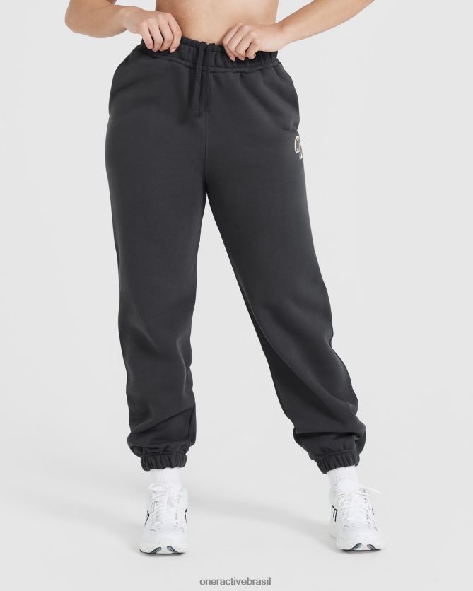 roupas br Oner Active jogger oversized do time do colégio o dia todo carvão 8488X263