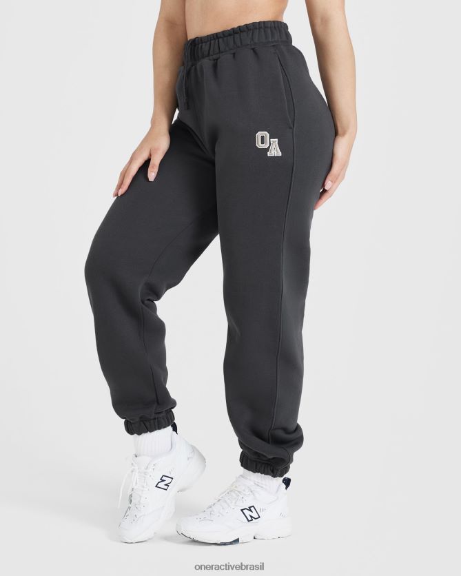 roupas br Oner Active jogger oversized do time do colégio o dia todo carvão 8488X263