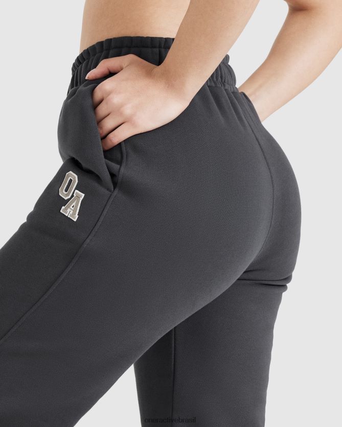 roupas br Oner Active jogger oversized do time do colégio o dia todo carvão 8488X263