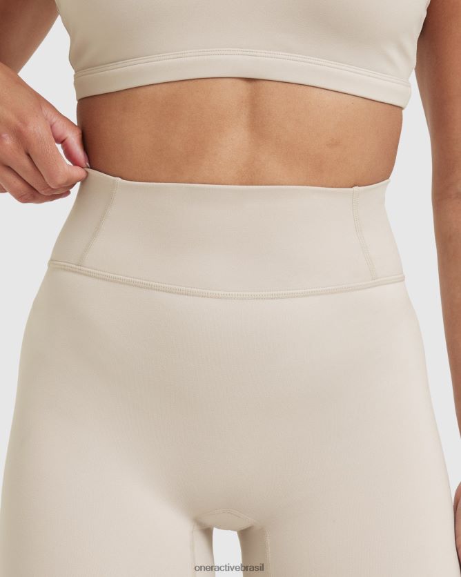 roupas br Oner Active legging cintura alta atemporal areia 8488X239