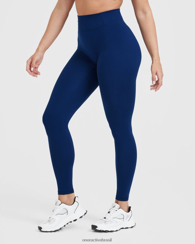 roupas br Oner Active legging cintura alta atemporal meia-noite 8488X216