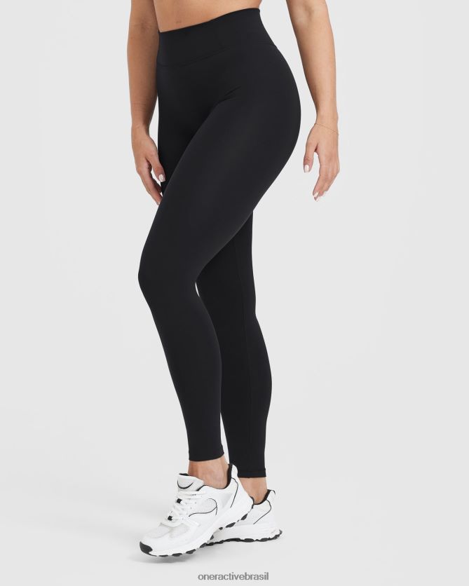 roupas br Oner Active legging cintura alta atemporal preto 8488X226