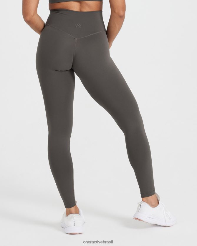 roupas br Oner Active leggings atemporais cinza profundo 8488X236