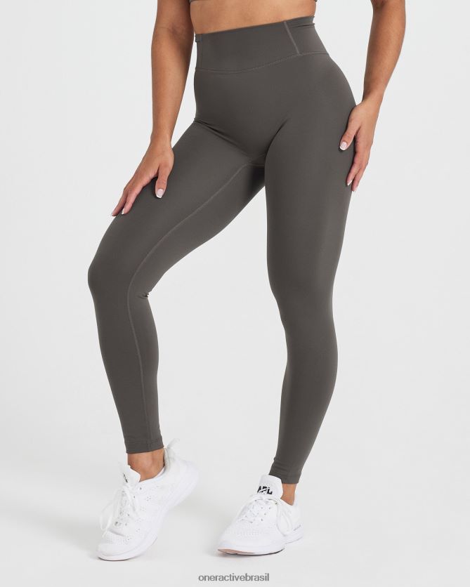 roupas br Oner Active leggings atemporais cinza profundo 8488X236