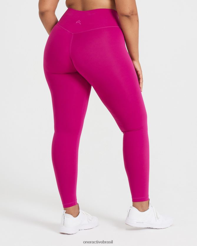 roupas br Oner Active leggings atemporais fúcsia 8488X211