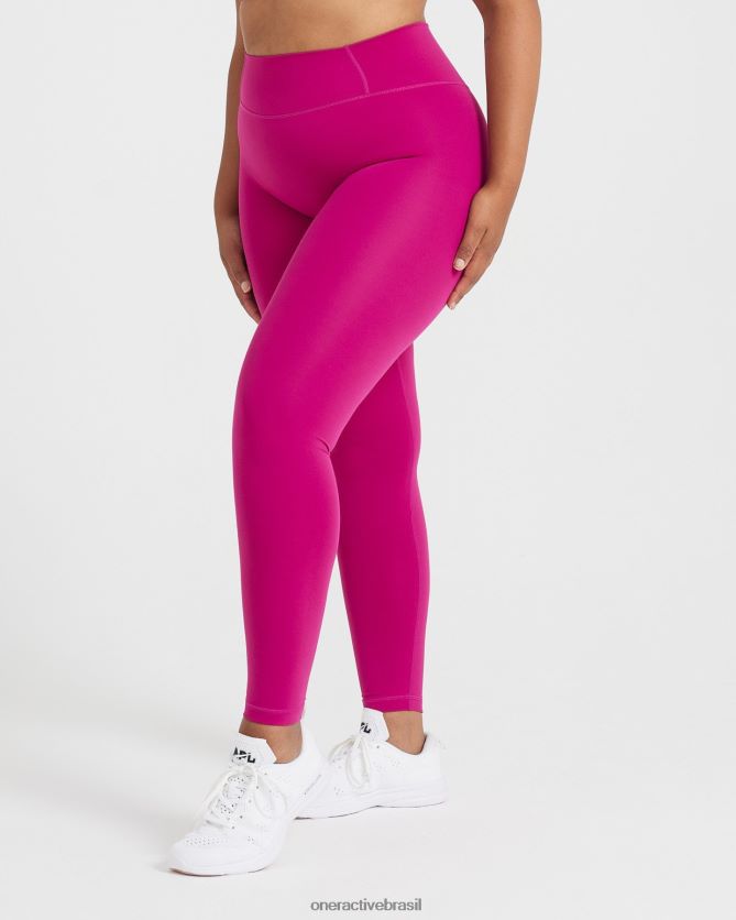 roupas br Oner Active leggings atemporais fúcsia 8488X211