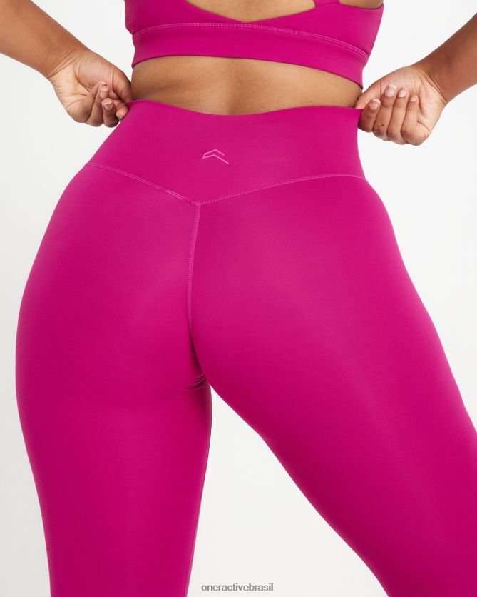 roupas br Oner Active leggings atemporais fúcsia 8488X211