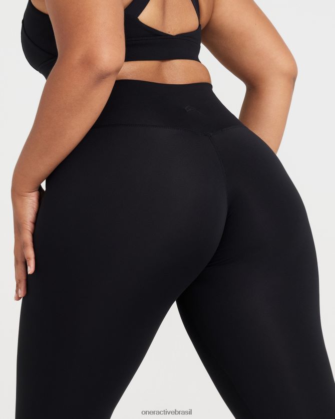roupas br Oner Active leggings atemporais preto 8488X229