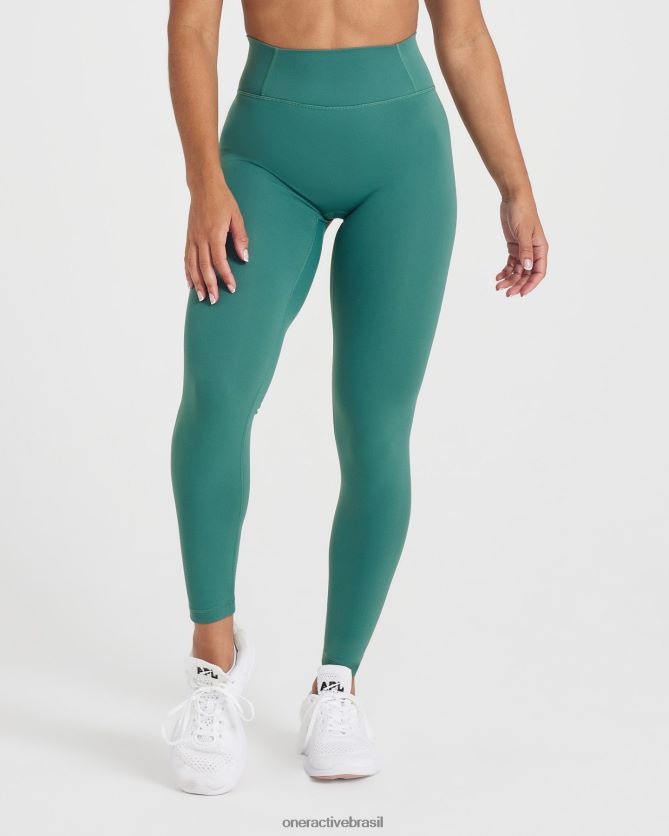 roupas br Oner Active leggings atemporais verde mineral 8488X220