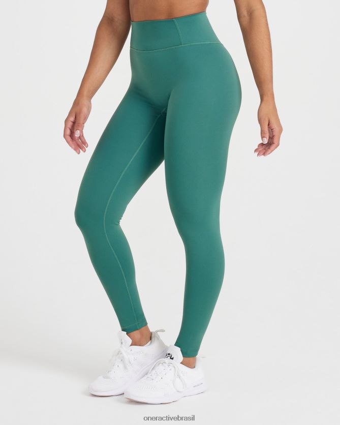 roupas br Oner Active leggings atemporais verde mineral 8488X220