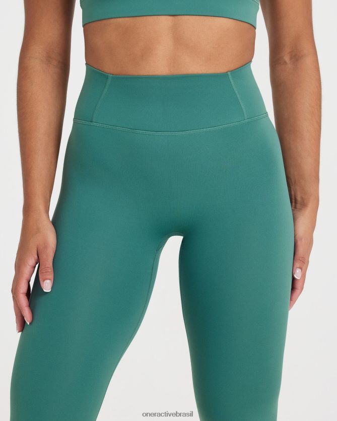 roupas br Oner Active leggings atemporais verde mineral 8488X220