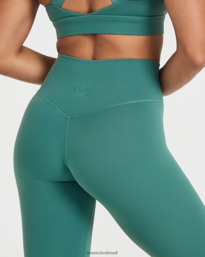 roupas br Oner Active leggings atemporais verde mineral 8488X220