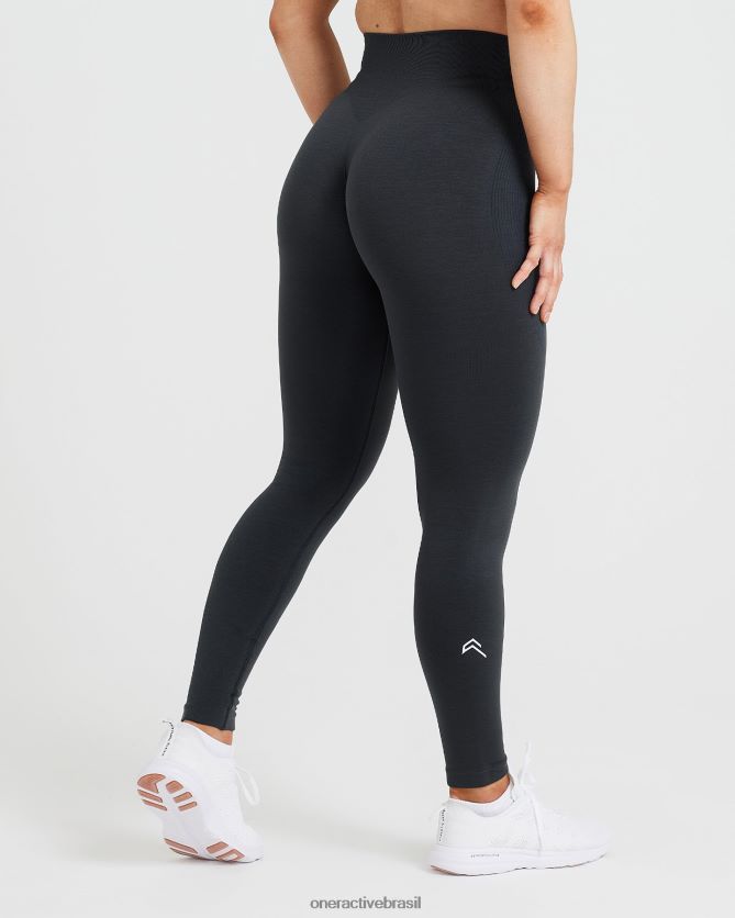 roupas br Oner Active leggings clássicas sem costura 2.0 marga de carvão 8488X257