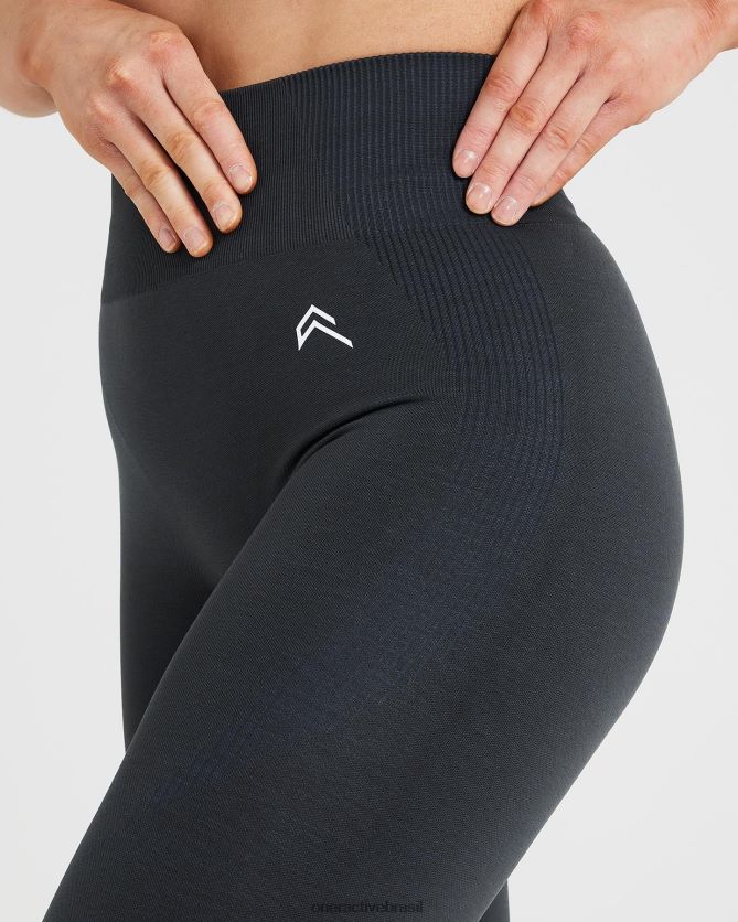 roupas br Oner Active leggings clássicas sem costura 2.0 marga de carvão 8488X257