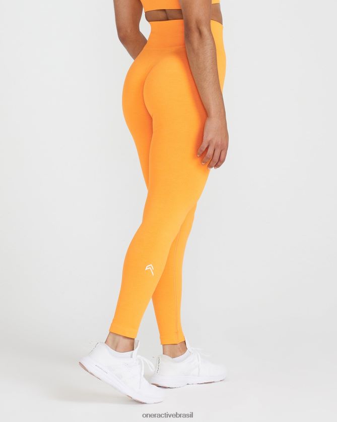roupas br Oner Active leggings clássicas sem costura 2.0 marga do pôr do sol 8488X245