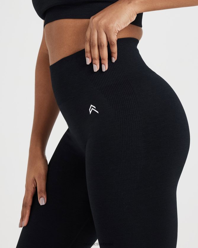 roupas br Oner Active leggings clássicas sem costura 2.0 marga negra 8488X258