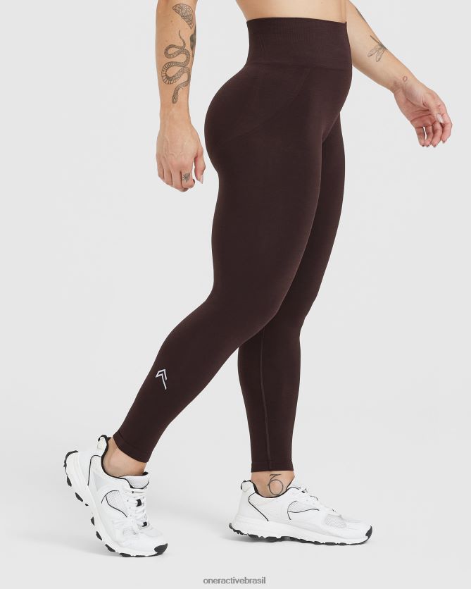 roupas br Oner Active leggings sem costura sem esforço 1 70% cacau 8488X212