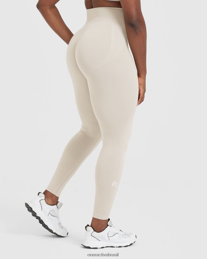 roupas br Oner Active leggings sem costura sem esforço 1 areia 8488X22
