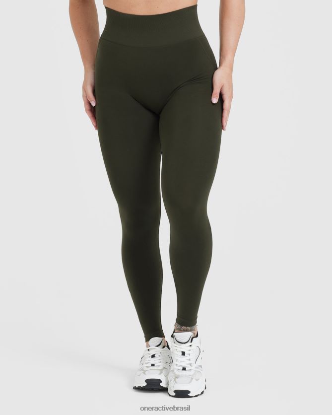 roupas br Oner Active leggings sem costura sem esforço 1 cáqui 8488X29