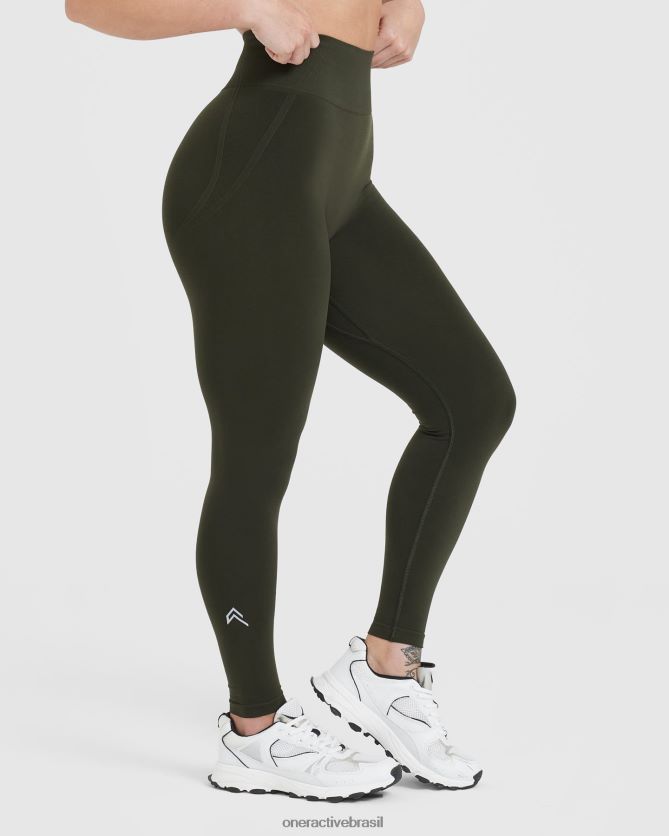 roupas br Oner Active leggings sem costura sem esforço 1 cáqui 8488X29