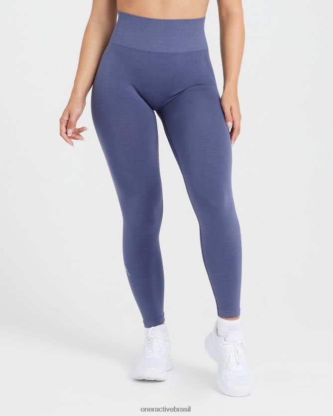 roupas br Oner Active leggings sem costura sem esforço 2 azul ardósia 8488X215