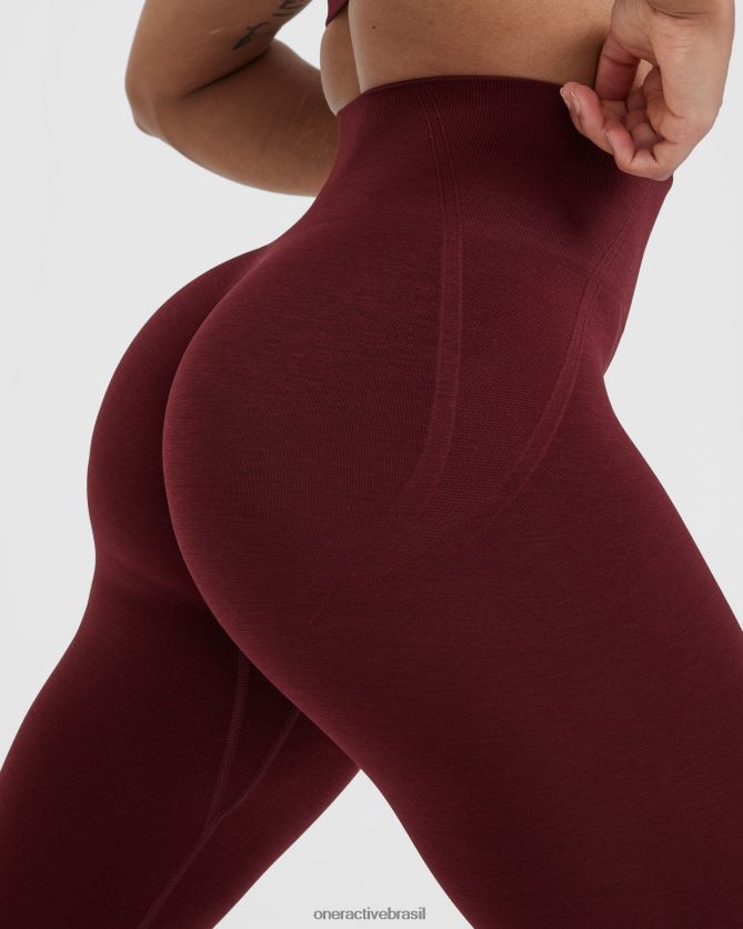 roupas br Oner Active leggings sem costura sem esforço 2 pau-rosa 8488X218