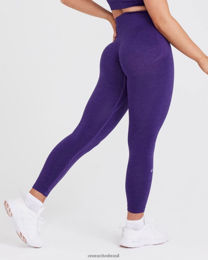 roupas br Oner Active leggings sem costura sem esforço 3 ametista 8488X246