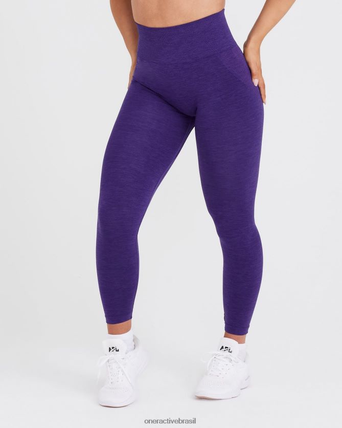 roupas br Oner Active leggings sem costura sem esforço 3 ametista 8488X246