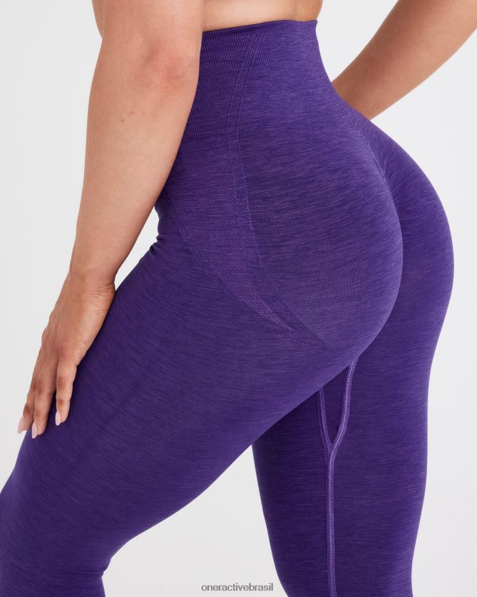 roupas br Oner Active leggings sem costura sem esforço 3 ametista 8488X246