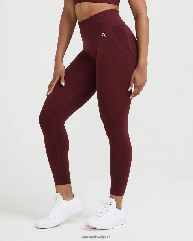 roupas br Oner Active leggings sem costura sem esforço 3 pau-rosa 8488X249
