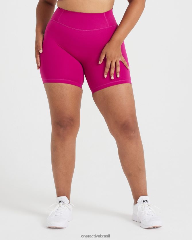 roupas br Oner Active shorts atemporais fúcsia 8488X2292