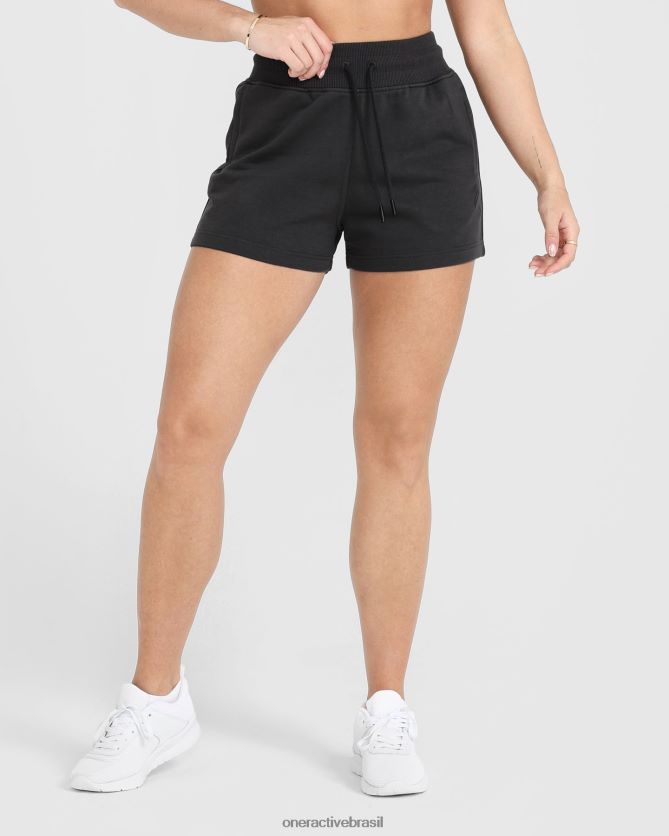 roupas br Oner Active shorts clássicos carvão 8488X2260