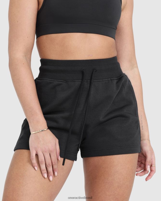 roupas br Oner Active shorts clássicos carvão 8488X2260