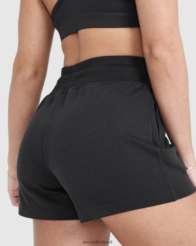 roupas br Oner Active shorts clássicos carvão 8488X2260