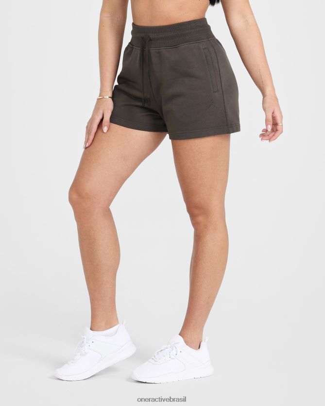 roupas br Oner Active shorts clássicos cinza profundo 8488X2271