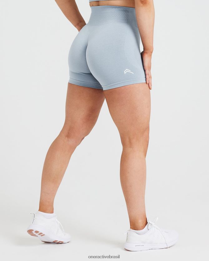 roupas br Oner Active shorts clássicos sem costura 2.0 fumaça cinza marga 8488X2307