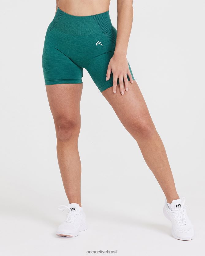 roupas br Oner Active shorts clássicos sem costura 2.0 marga verde mineral 8488X2331