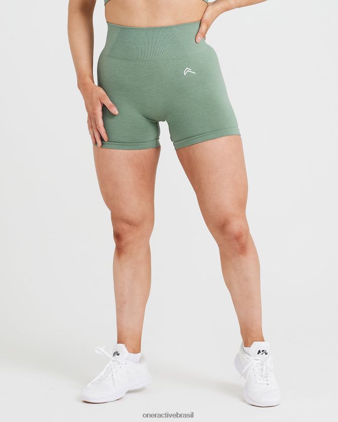 roupas br Oner Active shorts clássicos sem costura 2.0 sábio marga 8488X2328