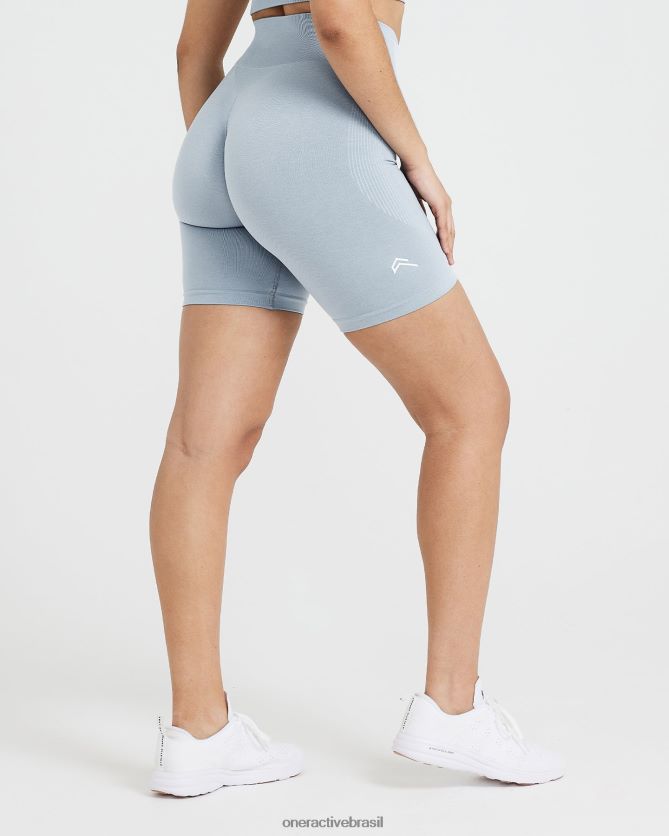 roupas br Oner Active shorts de ciclismo clássico sem costura 2.0 fumaça cinza marga 8488X2302