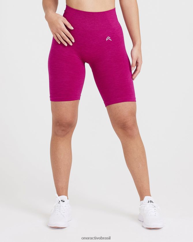 roupas br Oner Active shorts de ciclismo clássico sem costura 2.0 marga fúcsia 8488X2367
