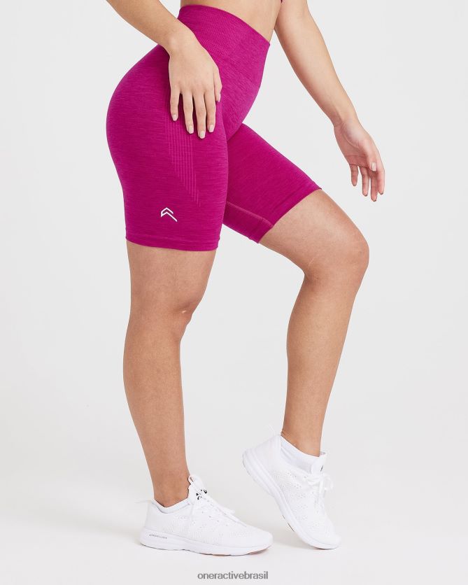 roupas br Oner Active shorts de ciclismo clássico sem costura 2.0 marga fúcsia 8488X2367
