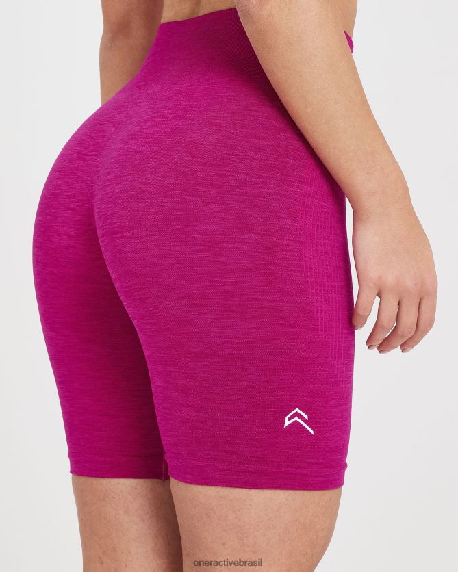 roupas br Oner Active shorts de ciclismo clássico sem costura 2.0 marga fúcsia 8488X2367