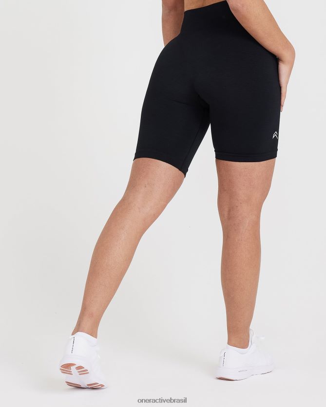 roupas br Oner Active shorts de ciclismo clássico sem costura 2.0 marga negra 8488X2369