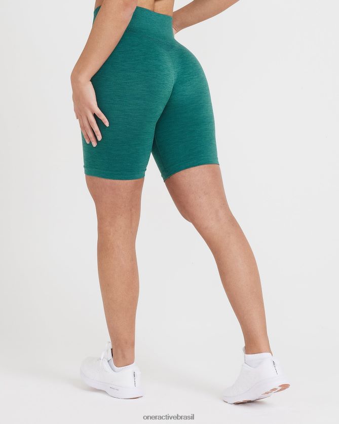 roupas br Oner Active shorts de ciclismo clássico sem costura 2.0 marga verde mineral 8488X2366