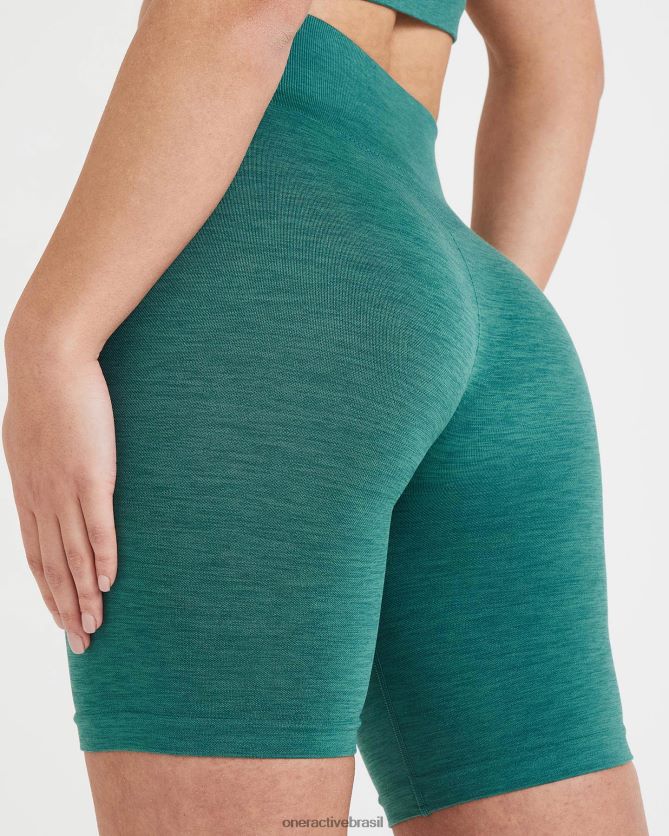 roupas br Oner Active shorts de ciclismo clássico sem costura 2.0 marga verde mineral 8488X2366